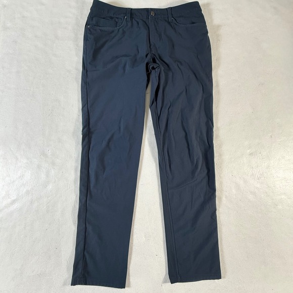 Lululemon ABC Pants Men's 34x30 Slim Fit Warpstreme Lightweight Stretch LM5ADAS - Picture 3 of 7